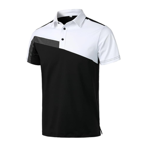 Polos de algodón transpirable para hombre, polos de manga corta multicolores de verano para hombre, camiseta de verano con estilo de Color en contraste - Product Image 2