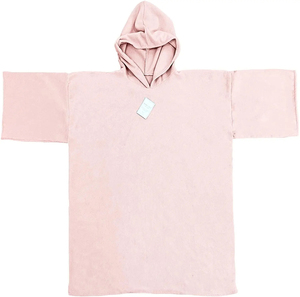 Cotton <b>Towel</b> <b>Poncho</b> Adult Hooded Large Bath Swimming Surf Beach Absorbent Microfibre Changing Robe for Women - Product Image 6