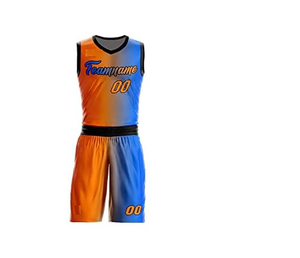 Maillot de basket-ball athlétique personnalisé, vêtements de sport imprimés avec nom et numéro pour hommes/femmes/garçons - Product Image 4