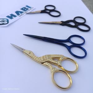 Multi Color Coated Duckbill Scissors Suppliers Carpet Cutting Scissors Applique scissors Duckbill Scissors Threading Scissors - Product Image 6