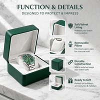 Elegante Caja de Empaque para Reloj con Cierre Magnético, Caja de Empaque para Reloj Inteligente para Exhibición de Accesorios de Moda y Suministro Minorista