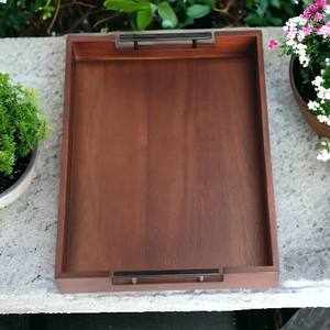 Fabriqué à la main en bois de qualité supérieure, écologique, nouveau style, passe au lave-vaisselle, plateau de service personnalisable pour hôtels et restaurants - Product Image 4