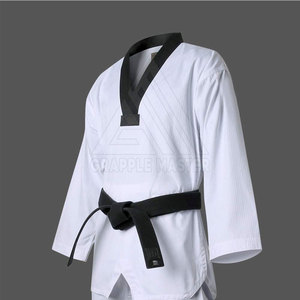 Uniforme de Taekwondo Ligero de Alta Calidad 100% Algodón Grapple Master para Hombre Adulto, Diseño Personalizado, Nuevo Estilo, con Logotipo Personalizado y Talla - Product Image 2
