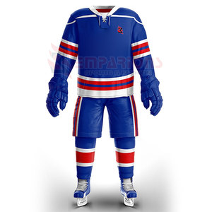 Uniforme de Hockey sobre Hielo de Alta Calidad, 100% Poliéster, Transpirable, de Secado Rápido, Diseño Personalizado, Conjunto de Jersey Deportivo - Product Image 1