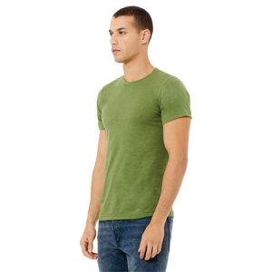 Heather Green Unisex CVC Camiseta de manga corta: 52% Airlume peinado Ring Spun Cotton, 48% Poly, 32 Single, 4,2 oz - Product Image 2