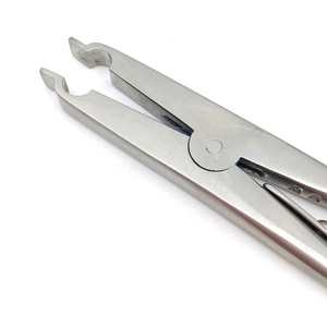 คีมหนีบแผลที่ผิวหนัง12ซม. คีมหนีบสำหรับการผ่าตัดที่ได้รับการรับรองจาก CE ฉลากตามต้องการ - Product Image 4