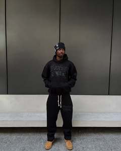 Streetwear personnalisé Survêtement de haute qualité imprimé Jogger Pantalon de survêtement Sweat à capuche unisexe et survêtement Ensemble de survêtements pour hommes - Product Image 6