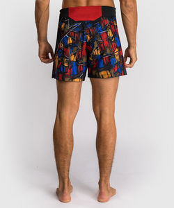 กางเกง MMA แบบขายส่งสั่งทำได้ ผู้ผลิต OEM ผู้จัดจำหน่าย กางเกงต่อสู้มืออาชีพ โพลีเอสเตอร์ สแปนเด็กซ์ 190 ถึง 230 GSM - Product Image 6