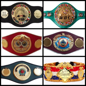 Cinturón de Boxeo de Cuero del Campeón Mundial WBC, Verde con Baño de Oro, Personalizable, Plegable, Antideslizante, Duradero, Unisex, para Artes Marciales - Product Image 5