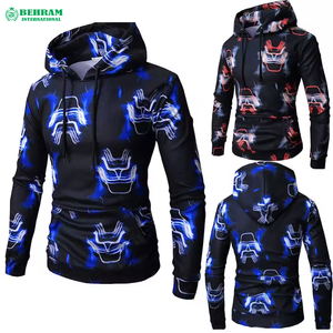 Nouvelle collection printemps, sweat à capuche unisexe à impression numérique 3D, 100% polyester, doublure respirante à séchage rapide, vêtements décontractés tendance - Product Image 4