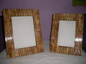Handcrafted Horn and Mango Wood Photo <b>Frame</b> Handmade in India - Product Image 6