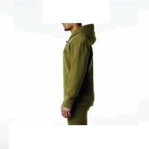 Novedades Conjunto de dos piezas de alta calidad para hombre Impreso Otoño Invierno Térmico Slim Fit Drop Shoulder Hoodie Basics Blended - Product Image 4