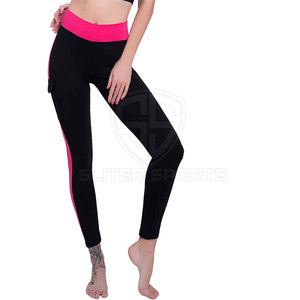 High Quality Women's Mid Waist <b>Legging</b> with Elastic Waist Custom Logo Breathable Solid <b>Pattern</b> at Reasonable Price - Product Image 6