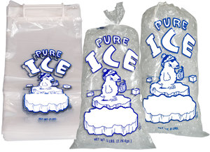 Sac à glaçons en polythène Logo personnalisé Gravure impression Transparent clair emballage de glace sac en plastique fermeture éclair haut fabriqué au Vietnam - Product Image 6