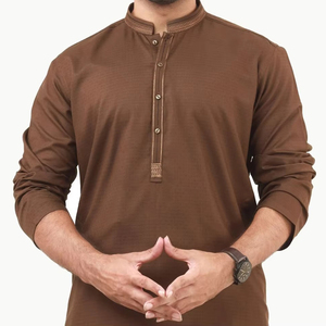 Shalwar Kameez para Hombre, Secado Rápido, Algodón Reversible, Étnico, para Todas las Temporadas, Colores y Tallas Personalizables, Casual, para Bodas - Product Image 5