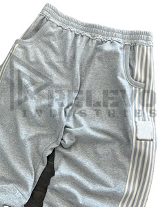 Pantalons de survêtement personnalisés en molleton français droit, décontractés, teints en uni, pour hommes, fabriqués au Pakistan, légers pour le printemps - Product Image 6