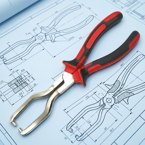 <span class=keywords><strong>Pince</strong></span> à sertir pour conduites de carburant, outil universel de déconnexion et de démontage de colliers de serrage de tuyaux d'essence, réparation de colliers de serrage de tuyaux - Product Image 6