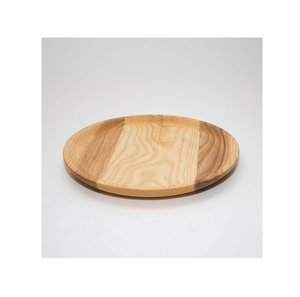 Plato de madera de acacia pulido de Color oscuro, plato de servicio de diseño moderno, Plato decorativo de mesa superior, último estilo de tendencia - Product Image 4