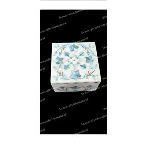 Elegant Marble <b>Jewellery</b> <b>Box</b> for Daily Use Export Selling From India Available in Bulk Quantity - Product Image 1