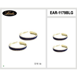 Orecchini Pendenti Linda Fashion con Zirconi Cubici, Placcati in Argento, Gioielli da Festa per Donne - Product Image 3