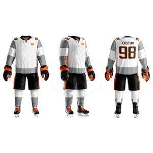 Uniformes de Hockey sobre Hielo Personalizados con Logotipo de Equipo, 100% Poliéster, Ecológicos, Transpirables, Precio al por Mayor para la Mejor Compra en Línea - Product Image 1