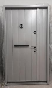 Puerta de seguridad de acero con panel metálico para entrada exterior Instalaciones exteriores para proyectos de villas Diseño moderno de lujo - Product Image 2