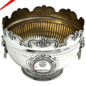 ชามผลไม้สำหรับตกแต่งงานแต่งงานทำจากโลหะสำหรับตกแต่งดอกไม้และขาดีไซน์เนอร์2025 - Product Image 6