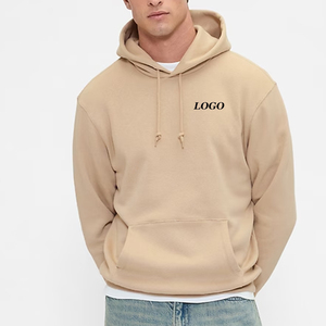 Sudadera con Capucha para Hombre, Diseño de Hombros Caídos, Capucha Ajustable, Material Duradero de Alta Calidad, Diseño de Logotipo Personalizado para Compras al por Mayor - Product Image 1