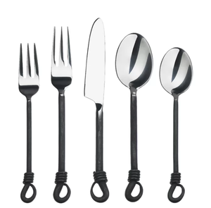 Juego de cubiertos de acero inoxidable reutilizables para uso doméstico diario, cubiertos fáciles de lavar con tapa, cubiertos de cocina, decoraciones al por mayor - Product Image 5