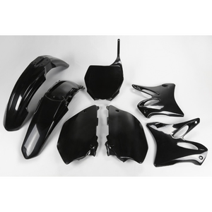 Kit in Plastica Nera XFUN per Moto Yamaha YZ 250 2006-2014 Modello Italia YAKIT302001-6536 Non Disponibile negli USA - Product Image 1