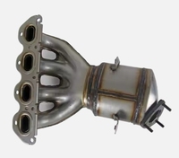 Convertisseur catalytique haute performance en acier inoxydable 409 à montage direct pour système d'échappement automobile Yueyang Chevrolet Cruze 1.6L 2009-2012