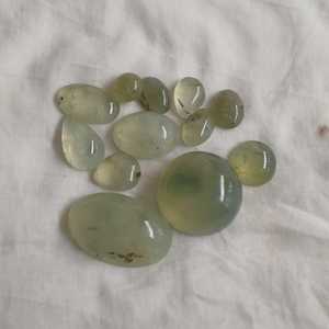 Wholesale <b>Free</b> Size Natural Prehnite Cabochon Gemstone Beads Loose Gemstones for Jewelry Necklace Ring Earring Pendant - Product Image 4