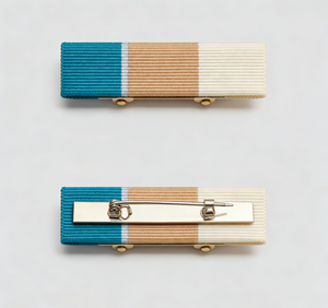 Custom Ribbon <b>Badge</b> | Medal Ribbon Bar with <b>Pin</b> <b>Backing</b> | Award Ribbon for Souvenir & Uniform Decoration - Product Image 3