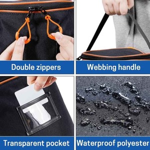 Sac de balle seau de baseball de qualité supérieure Sac de softball pouvant contenir 8 douzaines de balles de baseball/4 douzaines de balles softball Fond résistant aux intempéries OEM Fabriqué en usine - Product Image 3