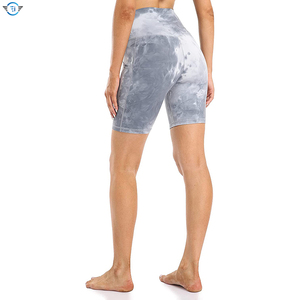 กางเกงขาสั้นเล่นโยคะสำหรับผู้หญิงกางเกงขาสั้นเล่นโยคะสีทึบวัสดุยืดได้4ทางสำหรับใส่โลโก้ได้ตามต้องการ - Product Image 2