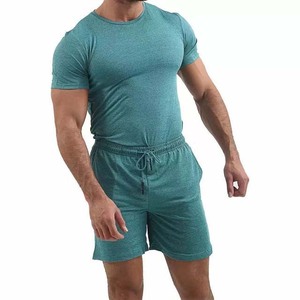 Conjunto de Pantalones Cortos Deportivos Casuales de Poliéster y Algodón OME Personalizados, de Alta Calidad, Transpirables, para Hombre, al por Mayor - Product Image 4