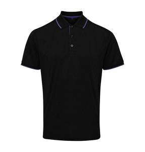 Logo personnalisé séchage rapide pour polo pour hommes T-shirts à manches courtes Polo à motif solide - Product Image 4