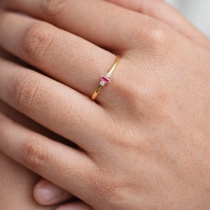 Bague en forme de cascade de roses plaquée rhodium platine pour mariage et fiançailles - Product Image 2