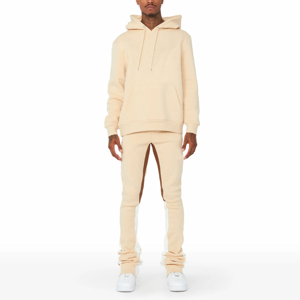 Premium Quality Newest Style Men Flared Tracksuits New Arrival Professional Made Men Flared Tracksuits Set