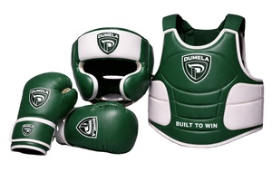 Customization Boxing Sets Gloves <b>Head</b> Chest Guards High Quality Real Leather Protective Custom Logo Sizes DUMELA INTERNATIONAL - Product Image 5