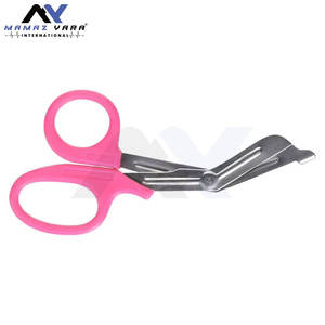 Ciseaux de traumatologie en acier inoxydable pour les premiers secours et les paramédicaux, ciseaux médicaux à manivelle, norme de sécurité Mol - Product Image 2