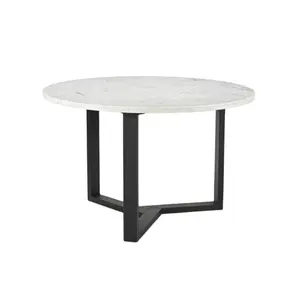 Customized Dinning Table Modern Round Ventura Collection Dinning Table Centre Tables Black Finish Living Room Furniture