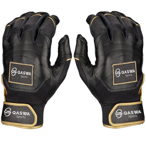 Logotipo personalizado y diseño de guantes de bateo de béisbol al por mayor 100% de cuero genuino dedo completo resistente guantes de bateo de béisbol - Product Image 5