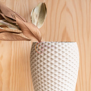 Elevate your space with these modern planters Gold <b>frames</b> embrace sleek white pots perfect for table offitce table study table - Product Image 4