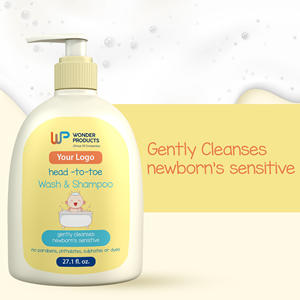 Champú y lavado de bebé sin lágrimas suave de pies a cabeza OEM/ODM lavado hipoalergénico para pieles y cabello sensibles con etiqueta privada - Product Image 3