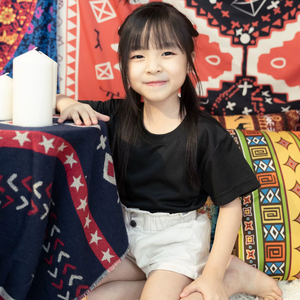 Camiseta de Manga Corta con Cuello Redondo para Niños Ultifresh, Diseño Casual, Color Sólido, 100% Poliéster, Secado Rápido, Transpirable y Ecológica - Product Image 5