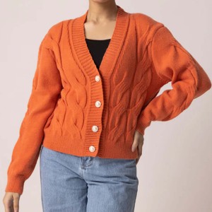 Venta caliente suéter de algodón buen Material cálido femenino transpirable Logo mujeres suéter al por mayor Sudadera con capucha suéter para niñas - Product Image 1