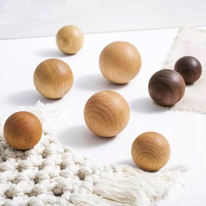 Creative Wooden Ball Knob <b>Pull</b> Cabinet Drawer <b>for</b> <b>Home</b> Dresser Door Cabinet Furniture Decorative Kitchen Wardrobe Handle Knobs - Product Image 6