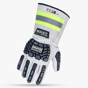 Guante de piel de cabra de grano Premium Skatiq original de alta calidad con 5 puños y protección contra cortes de impacto, original, de alta calidad - Product Image 5