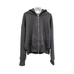 Cotton Polyester Wholesale Women Rhinestone Tracksuits Quick Dry Tracksuits Long Sleeves Women Rhinestone Tracksuits - Product Image 1